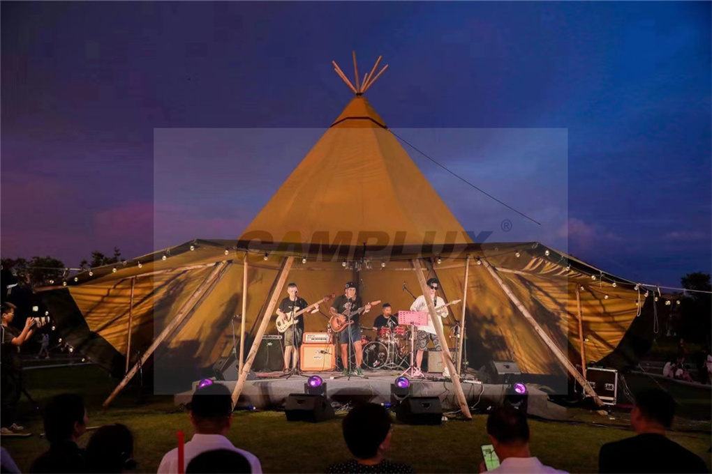 印第安tipi72人帳篷設計研發銷售